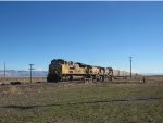 UP 8509 passing the SP ruins at Valmy